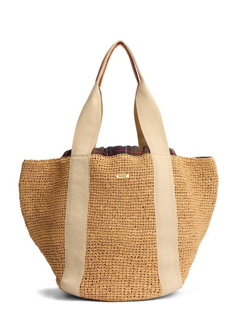 Barbour Lily Beach Tote Natural Nwt